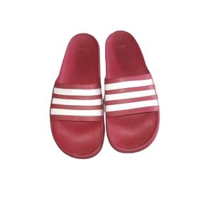Adidas Red Men's Slides (16)